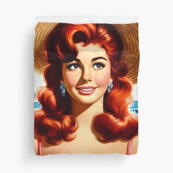 Item preview, Hot Ginger Pin-up designed and sold by PulpVintage.