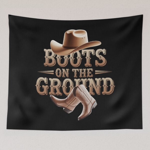 Artikelvorschau, Stiefel auf dem Boden Cowgirl Linedance Cowboy Western entworfen und verkauft von clothesy7.