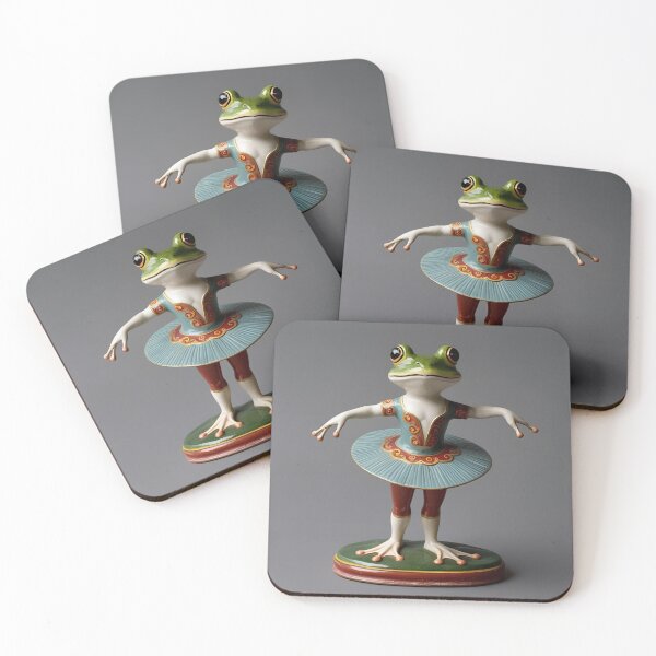 Item preview, Frog Ballet, Cute Frog Art For Frog Lovers designed and sold by Cuteanimalgifts.