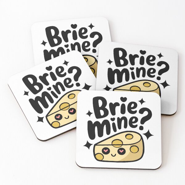 Item preview, Brie Mine! Cute Brie Cheese Pun designed and sold by PMCreative.