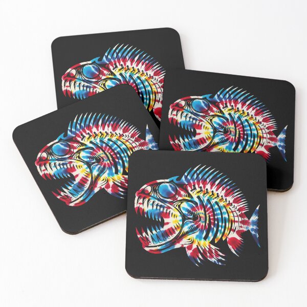 Item preview, Piranha Fish Bones Tie Dye designed and sold by 3rd Eye Perceptions.