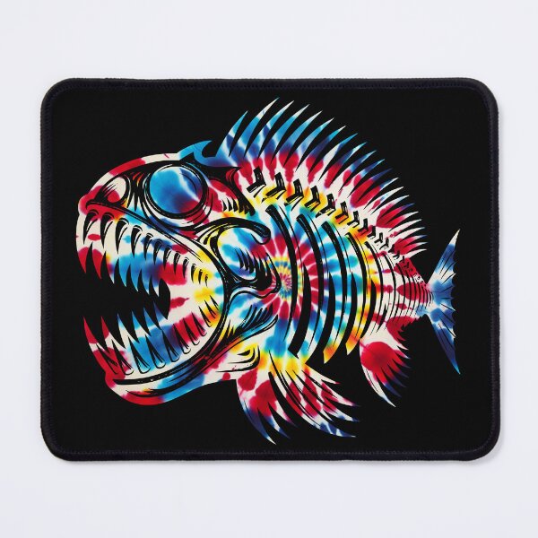 Item preview, Piranha Fish Bones Tie Dye designed and sold by 3rd Eye Perceptions.