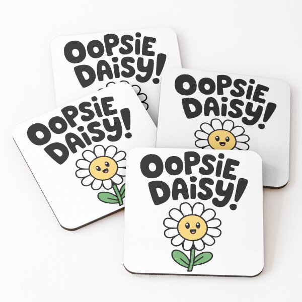 Item preview, Oopsie Daisy! Cute Flower Pun designed and sold by PMCreative.