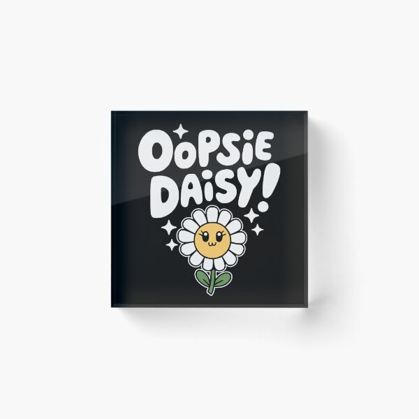 Item preview, Oopsie Daisy! Cute Daisy Pun designed and sold by PMCreative.