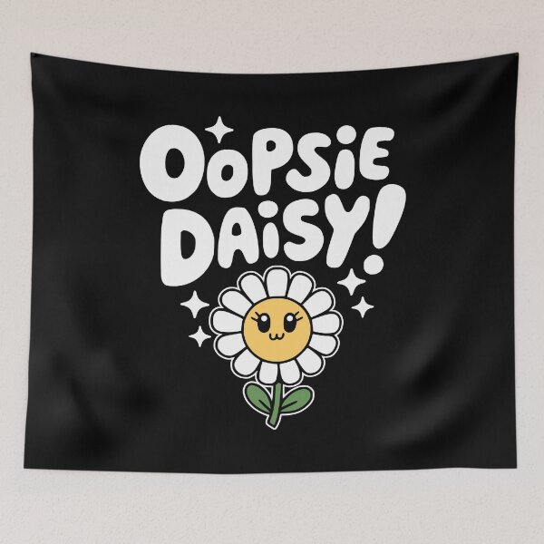 Item preview, Oopsie Daisy! Cute Daisy Pun designed and sold by PMCreative.