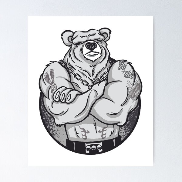Item preview, Tough Bear designed and sold by mermaids001.