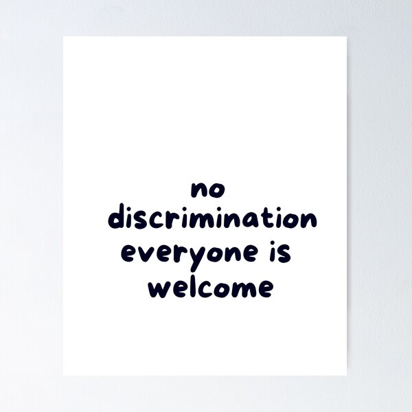 Item preview,  everyone is welcome & no discrimination &  We are all created from Adam. designed and sold by goodFather4ever.