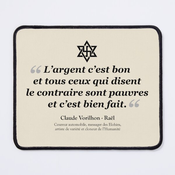 Item preview, Prophets and Great Visionaries of France: Raël - Money is good... designed and sold by MonsieurDagon.