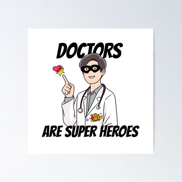 Item preview, Doctors Are Super Heroes designed and sold by DOPANDA ..