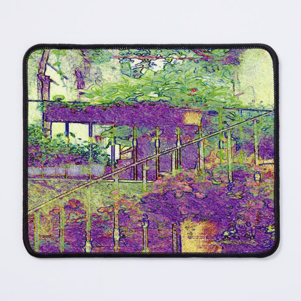 Item preview, Stair with pink flowers in St.Tropez, the provence designed and sold by Robert Elfferich.