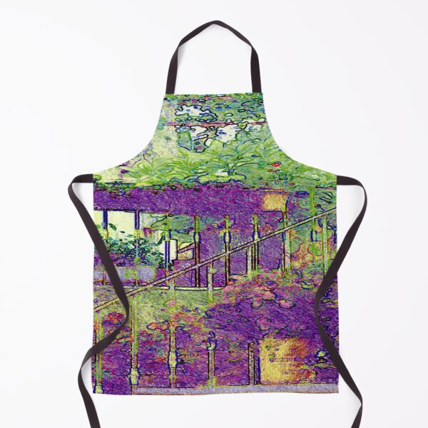 Item preview, Stair with pink flowers in St.Tropez, the provence designed and sold by Robert Elfferich.