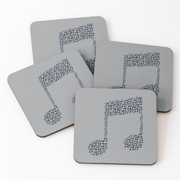 Item preview, Repeating Music Notes Rhythm Art designed and sold by Zakrytos ★★★★★.