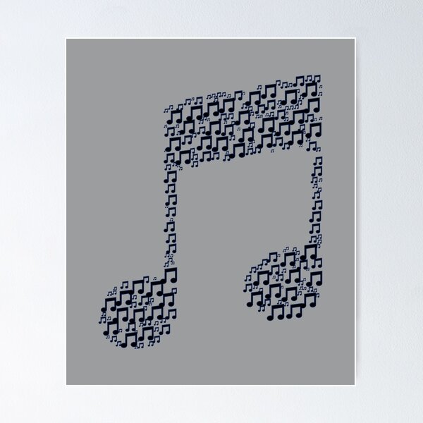 Item preview, Repeating Music Notes Rhythm Art designed and sold by Zakrytos ★★★★★.