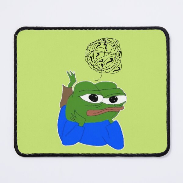 Artikelvorschau, Der Meme-Frosch denkt nach entworfen und verkauft von MakersFolly.