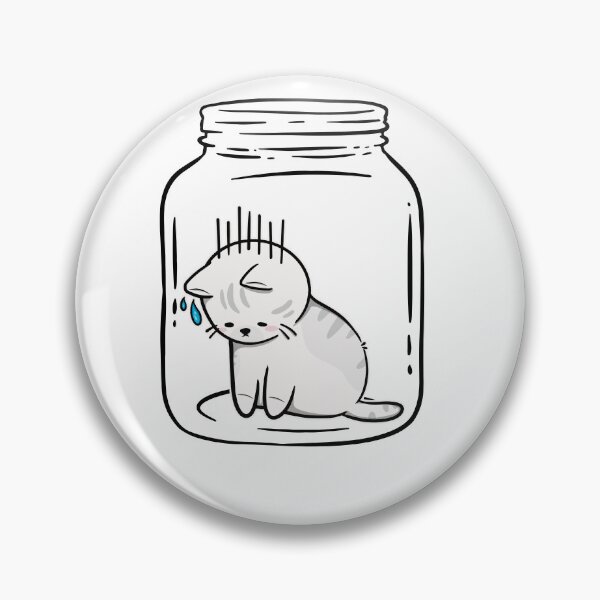 Item preview, Cat in Jar designed and sold by WharryG.
