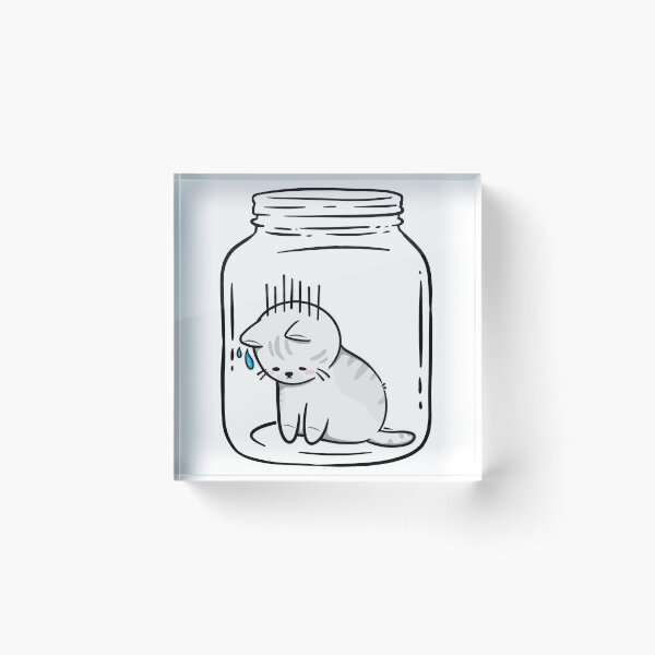 Item preview, Cat in Jar designed and sold by WharryG.
