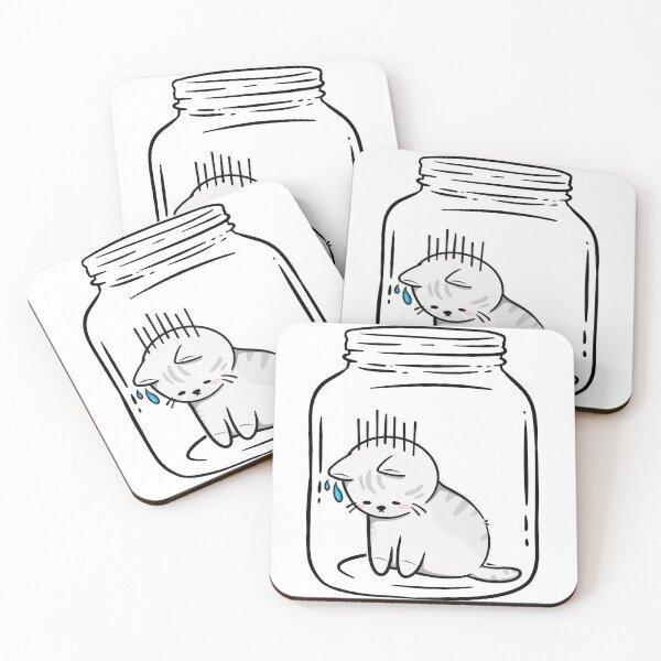 Item preview, Cat in Jar designed and sold by WharryG.