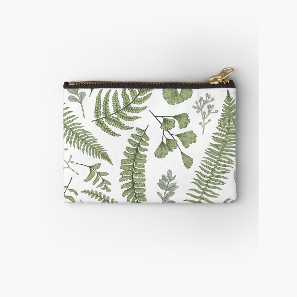 Item preview, green floral pattern  designed and sold by LivsPlantHouse.