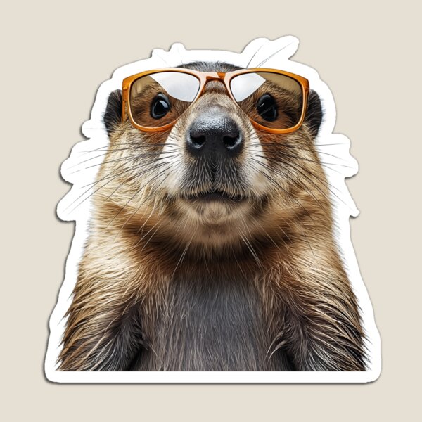 Item preview, Funny cool Beaver wearing sunglasses designed and sold by LazyOwlStore.