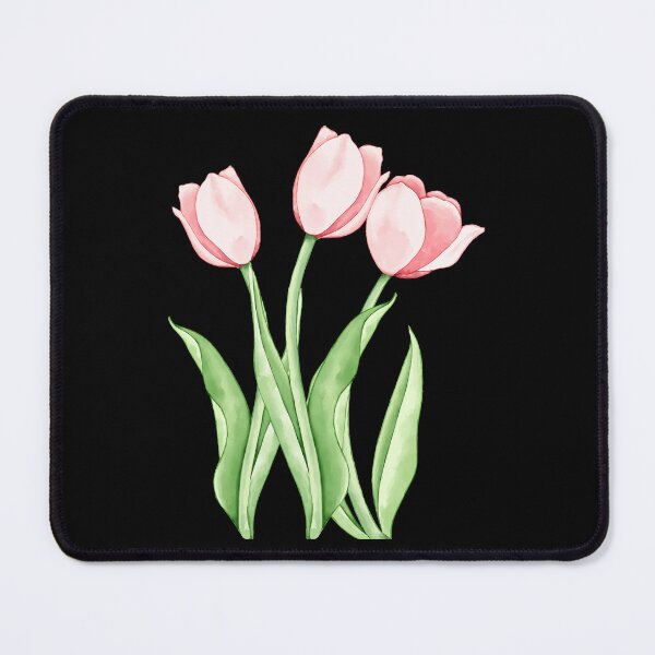 Item preview, Watercolor Pink and White Tulips designed and sold by mimiscreativity.