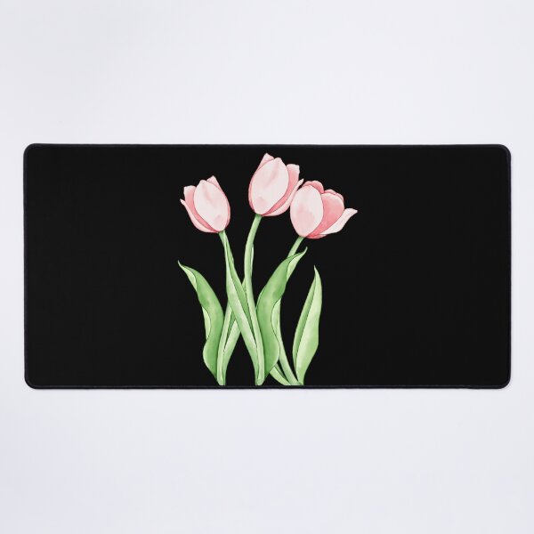 Item preview, Watercolor Pink and White Tulips designed and sold by mimiscreativity.