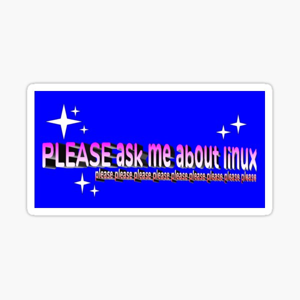 Item preview, ask me about linux designed and sold by heyimleo.