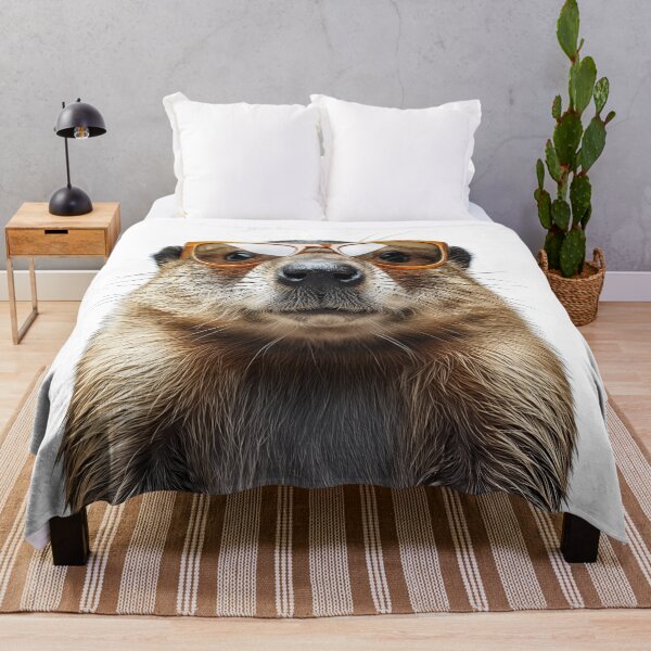 Item preview, Funny cool Beaver wearing sunglasses designed and sold by LazyOwlStore.