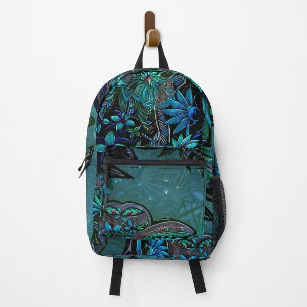 Item preview, Flying Fish And Dolphin Flowers Abastract Art Print 3613 designed and sold by sunnthreads.