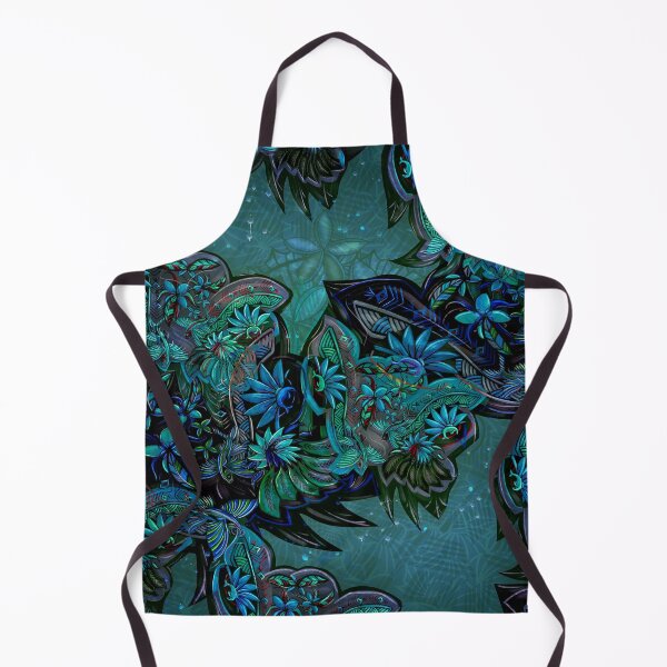 Item preview, Flying Fish And Dolphin Flowers Abastract Art Print 3613 designed and sold by sunnthreads.