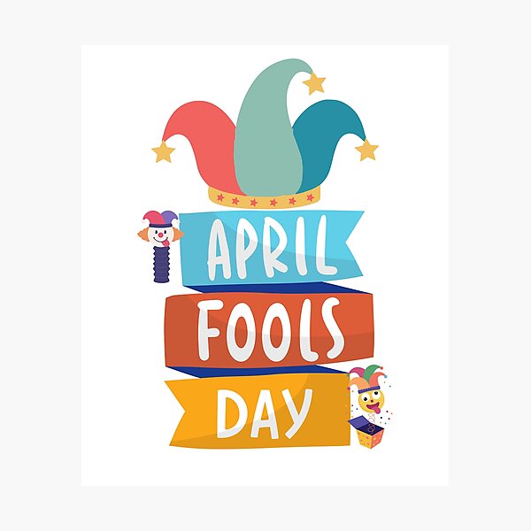 Item preview, April Fools Day Funny Jester Hat Design sticker  designed and sold by chomdesign.