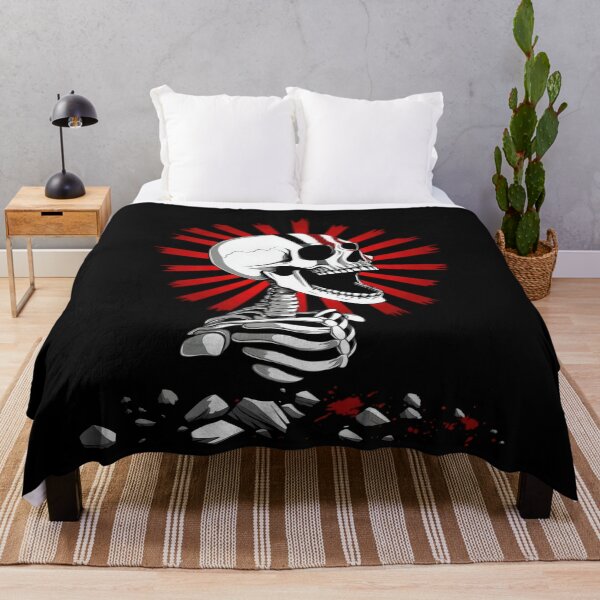 Item preview, Screaming Skull Vector – Punk Rebellion Pop Art with Red Sunburst designed and sold by The Art Morpher.