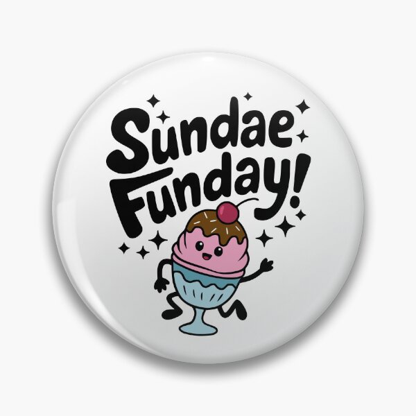 Item preview, Sundae Funday! Cute Ice Cream Pun designed and sold by PMCreative.