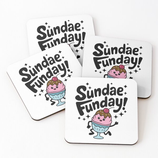 Item preview, Sundae Funday! Cute Ice Cream Pun designed and sold by PMCreative.