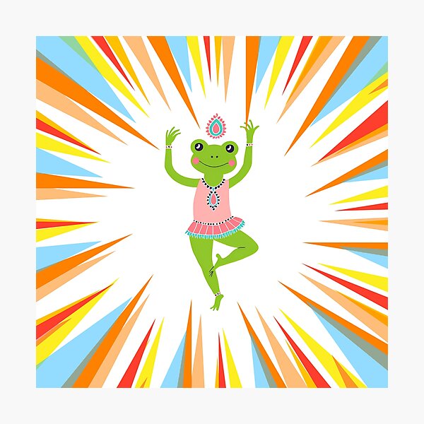 Item preview, Frog Ballet, Cute Frog Art For Frog Lovers designed and sold by Cuteanimalgifts.