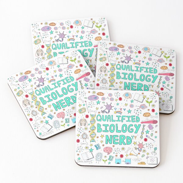 Item preview, Qualified Biology Nerd designed and sold by DoctorMeClever.