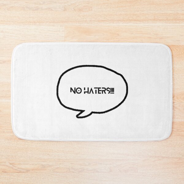 Item preview, NO HATER!!! - Black & White - Motivational/ Inspirational quotes designed and sold by TishCO.
