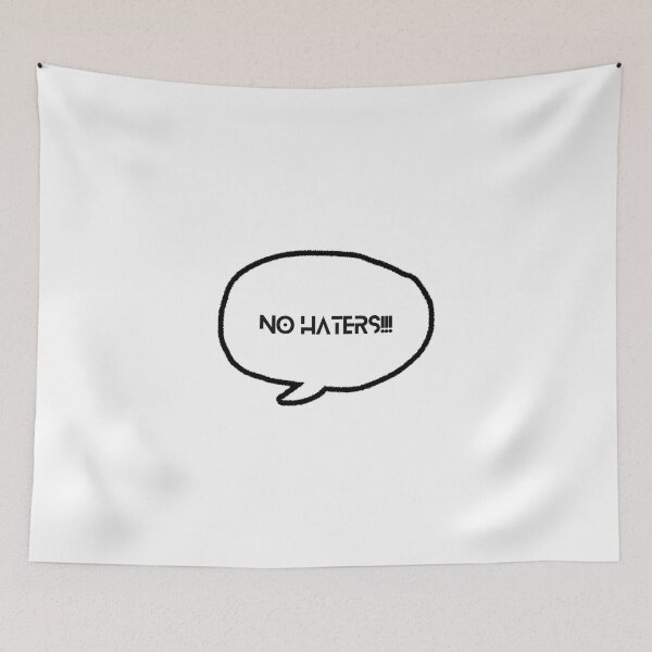 Item preview, NO HATER!!! - Black & White - Motivational/ Inspirational quotes designed and sold by TishCO.