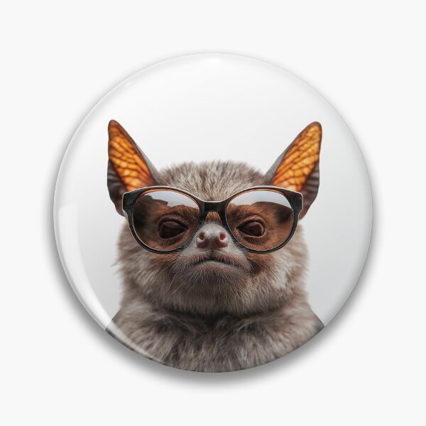 Item preview, Funny cool Big Brown Bat wearing sunglasses designed and sold by LazyOwlStore.