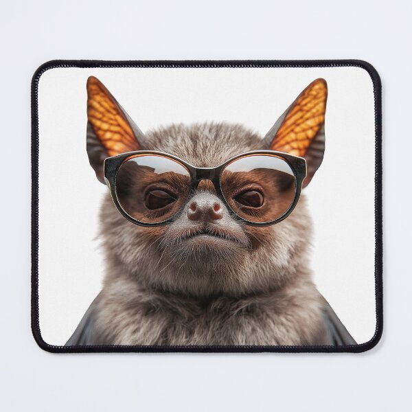 Item preview, Funny cool Big Brown Bat wearing sunglasses designed and sold by LazyOwlStore.