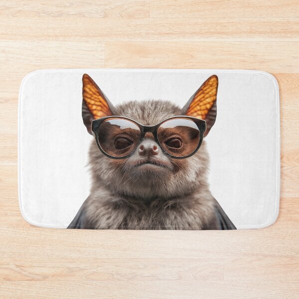 Item preview, Funny cool Big Brown Bat wearing sunglasses designed and sold by LazyOwlStore.