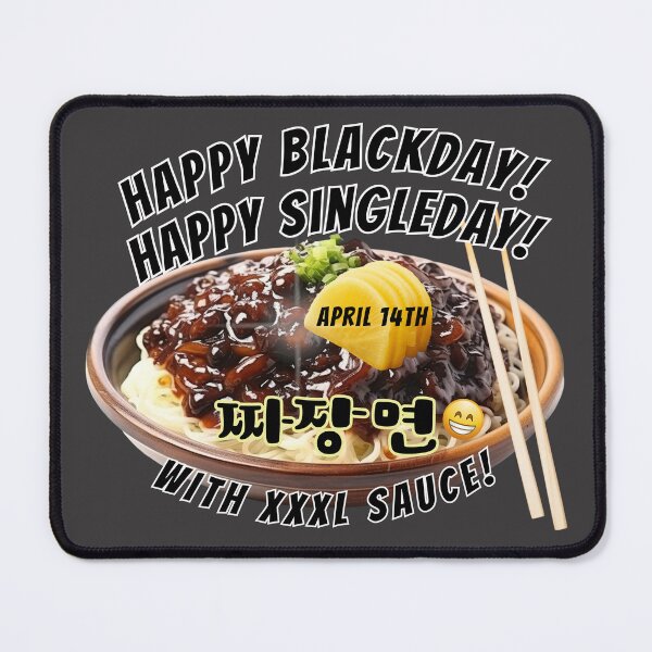 Item preview, Happy Black Day – Jjajangmyeon with XXXL Sauce! designed and sold by mycreastyle.
