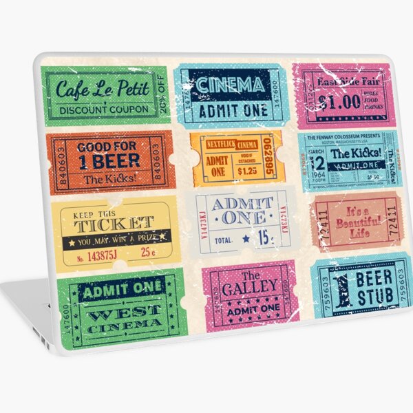 Aperçu de l'œuvre Billet Vintage créée et vendue par D-VisionArts.