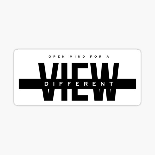 Item preview, Open mind for a different view - Motivational/ Inspirational quotes designed and sold by TishCO.