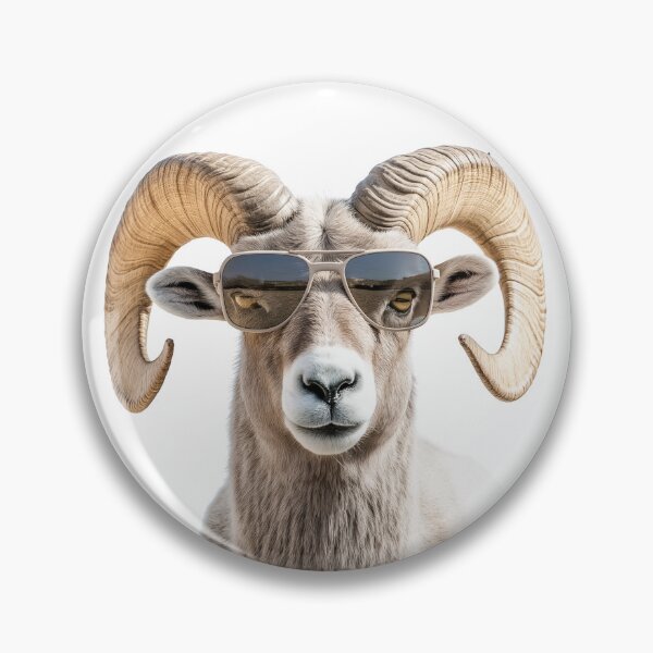 Artikelvorschau, Lustiges cooles Dickhornschaf mit Sonnenbrille entworfen und verkauft von LazyOwlStore.