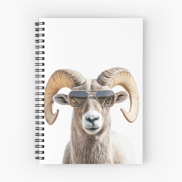 Item preview, Funny cool Bighorn Sheep wearing sunglasses designed and sold by LazyOwlStore.