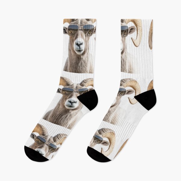 Item preview, Funny cool Bighorn Sheep wearing sunglasses designed and sold by LazyOwlStore.