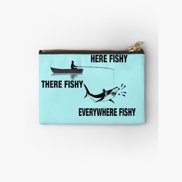 Item preview, Here Fishy, There Fishy, Everywhere Fishy Funny Tee Shirt designed and sold by Burley Threads.