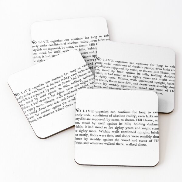 Item preview, haunting of hill house opening paragraph designed and sold by jessomade.