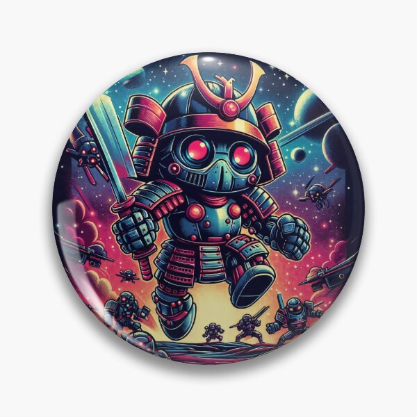 Item preview, Galactic Samurai Mecha Force - Model 15 designed and sold by NeonBot_Shop.