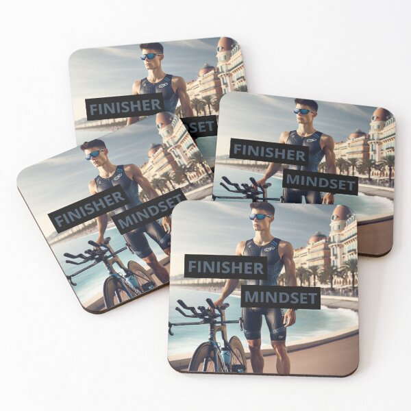 Item preview, Finisher Mindset – Triathlete Motivation Design for Champions designed and sold by Triathlongram.
